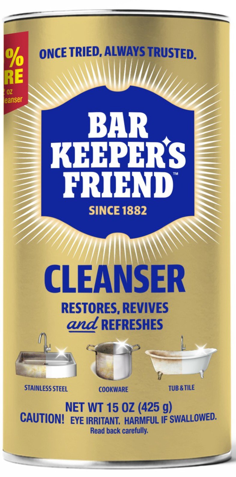 Bar Keepers Friend Cleanser - Shop All purpose cleaners at H-E-B