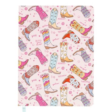 Callie Danielle Western Cowgirl Boots Journal, 6'' x 8''