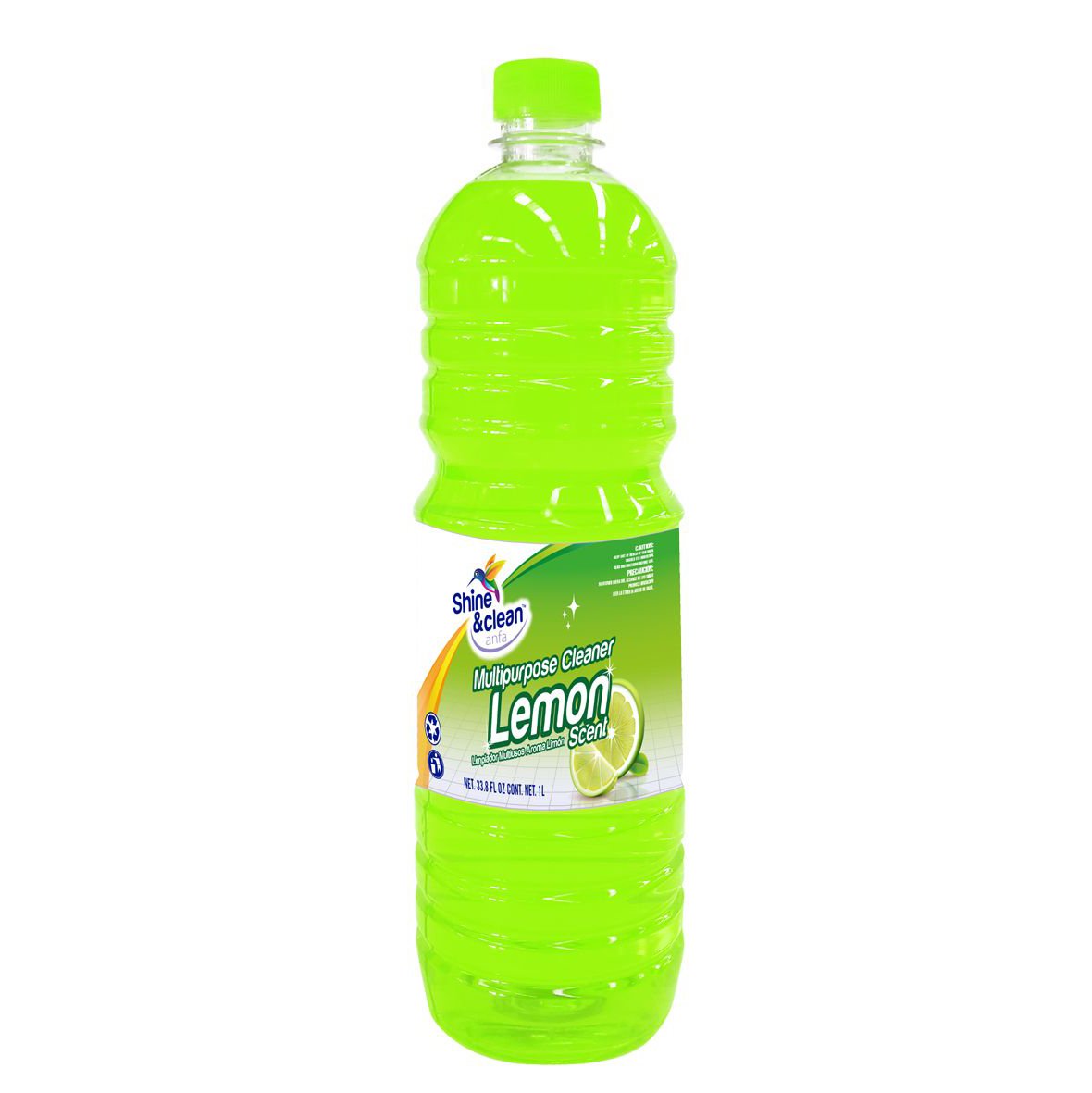 Shine & Clean Multipurpose Cleaner - Lemon, 33.8 oz | Low Prices