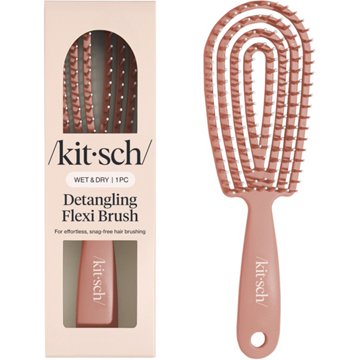 Kitsch Detangling Wet & Dry Flexi Brush - Terracotta