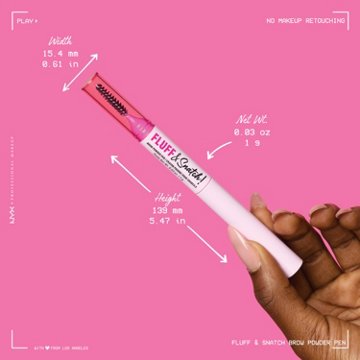 NYX Fluff & Snatch Brow Powder Pen - Espresso