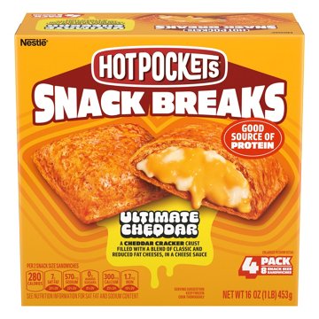 Hot Pockets Snack Breaks Ultimate Cheddar Snack-Size Sandwiches