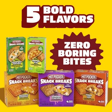Hot Pockets Snack Breaks Ultimate Cheddar Snack-Size Sandwiches