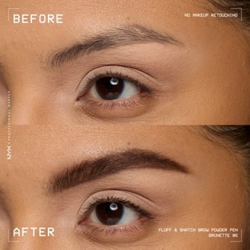 NYX Fluff & Snatch Brow Powder Pen - Brunette