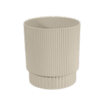 Blue Orange Pottery Altomonte Flowerpot - White Fog, Medium