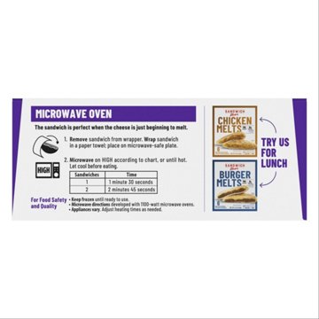 Sandwich Bros. Turkey Sausage Egg White & Cheese Frozen Breakfast Sandwiches, 4 ct
