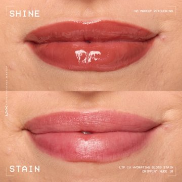 NYX Lip I.V. Hydrating Gloss Stain - Drippin' Nude