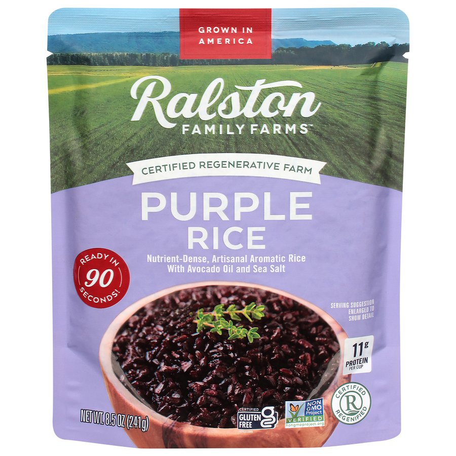 Ralston Family Farms Purple Rice, 8.5 oz | Central Market - Really Into ...