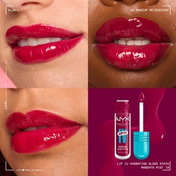 NYX Lip I.V. Hydrating Gloss Stain - Magenta Mist