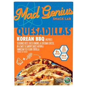 Mad Genius Snack Lab Korean BBQ Quesadillas