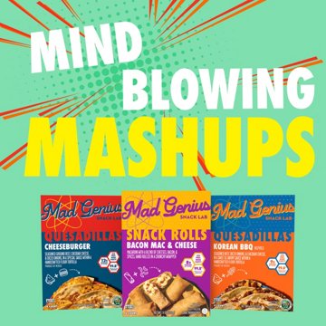 Mad Genius Snack Lab Cheeseburger Quesadillas