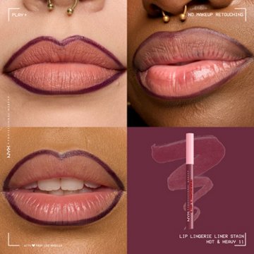 NYX Lip Lingerie Lip Liner Stain - Hot & Heavy
