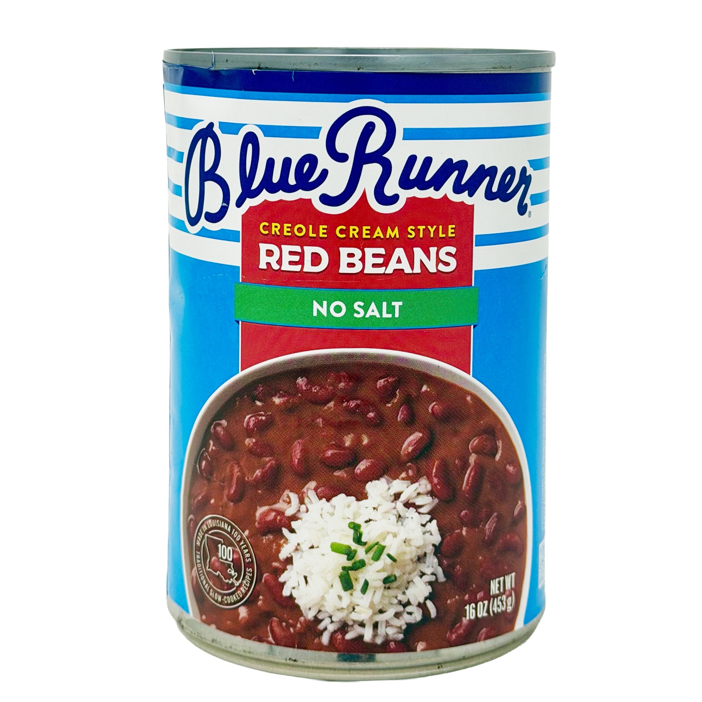 Blue Runner Foods Creole Cream Style Red Beans No Salt Added, 16 oz ...