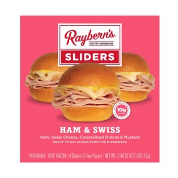 Raybern's Ham & Swiss Hawaiian Sliders