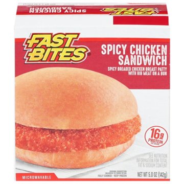Fast Bites Spicy Chicken Sandwich, 5 oz