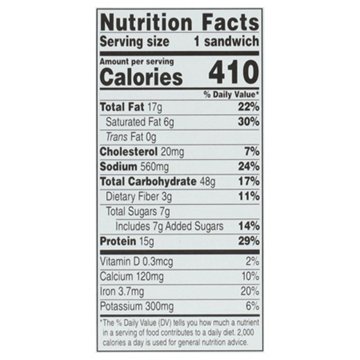 Fast Bites Cheeseburger, 4.6 oz