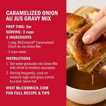 McCormick Caramelized Onion Au Jus Gravy Seasoning Mix, 1 oz