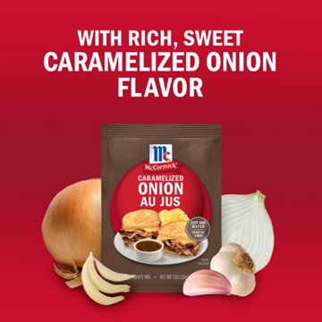 McCormick Caramelized Onion Au Jus Gravy Seasoning Mix, 1 oz