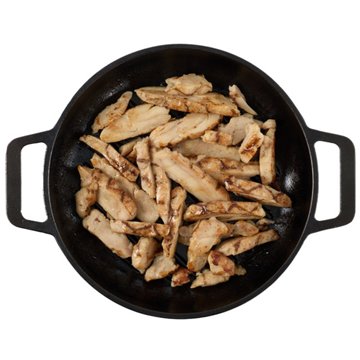 H-E-B Mi Tienda Fresh Fully Cooked Fajitas de Muslo de Pollo Sliced Seasoned Chicken Thighs