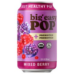 Big Easy Prebiotics + Probiotics Pop - Strawberry Lemon, 12 oz