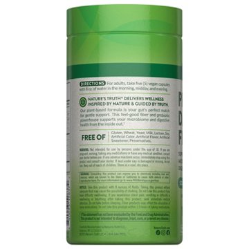 Nature's Truth Daily Prebiotic Fiber Capsules