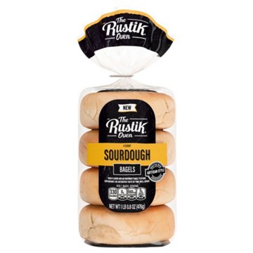 The Rustik Oven Sourdough Bagels, 4 ct