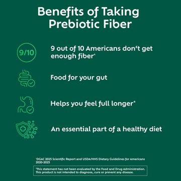 Benefiber Flavored Prebiotic GLP1 Friendly Fiber Supplement, 24 ct