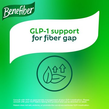 Benefiber Flavored Prebiotic GLP1 Friendly Fiber Supplement, 24 ct