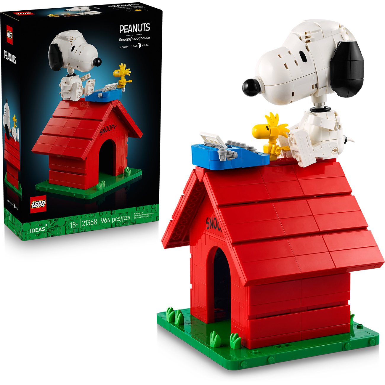 LEGO Ideas Peanuts Snoopy's Doghouse - Shop Lego & building blocks at H-E-B