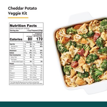 Taylor Farms Cheddar Potato Veggie Kit, 12.13 oz