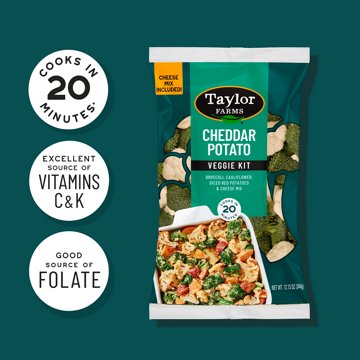 Taylor Farms Cheddar Potato Veggie Kit, 12.13 oz