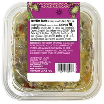 Delallo Hatch Chile Pepper & Olive Salad