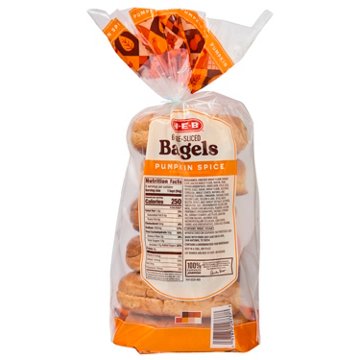 H-E-B Pumpkin Spice Bagels, 6 ct