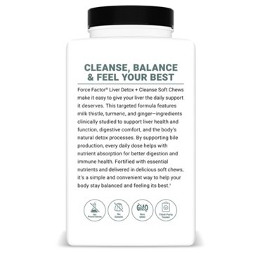 Force Factor Liver Detox And Cleanse Soft Chews