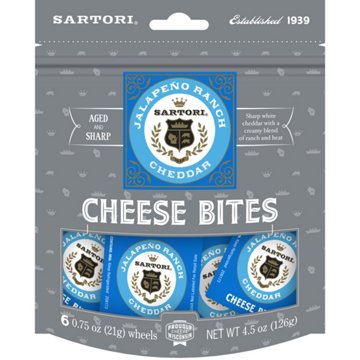 Sartori Jalapeno Ranch Cheddar Cheese Bites