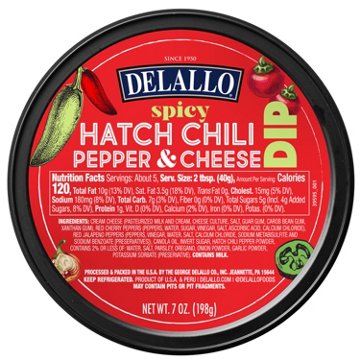 DeLallo Spicy Hatch Chili Pepper & Cheese Dip