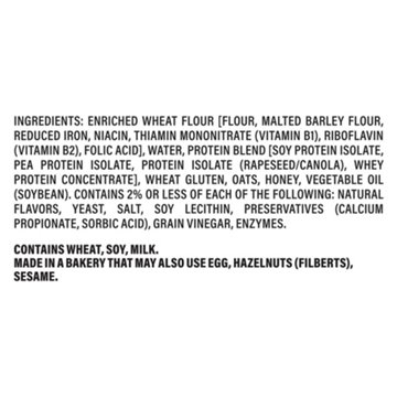 Oroweat Honey Oat Protein Bread