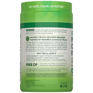 Nature's Truth Nature's Truth Organic Clear Prebiotic Fiber Unflavored