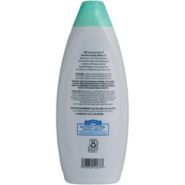 Hill Country Fare Sensitive Body Wash, 22 oz