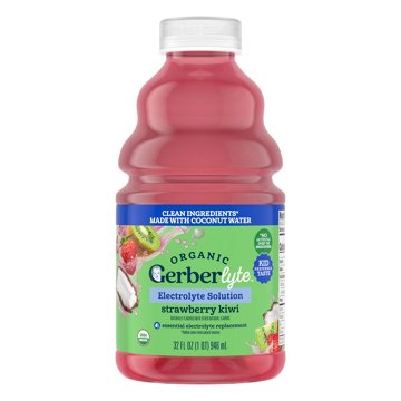 Gerberlyte Organic Electrolyte Solution - Strawberry Kiwi, 32 oz