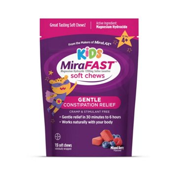 MiraFAST MiraLax Kids Soft Chews Mixed Berry