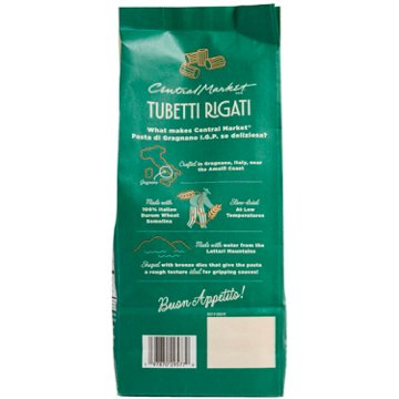Central Market Organic Tubetti Rigati, 17.6 oz