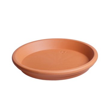 Blue Orange Pottery Terra Clay Saucer, 9''