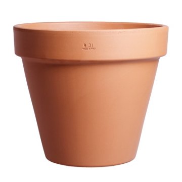 Blue Orange Pottery Standard Pot, 10.6''