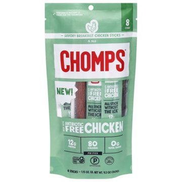 Chomps 12g Protein Savory Breakfast Chicken Sticks