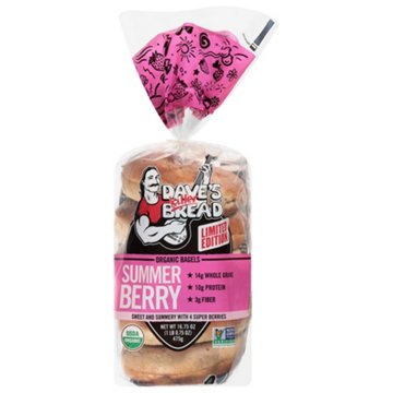 Dave's Killer Bread Organic Bagels - Summer Berry, 16.75 oz