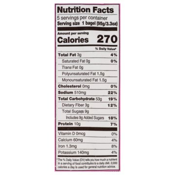 Dave's Killer Bread Organic Bagels - Summer Berry, 16.75 oz