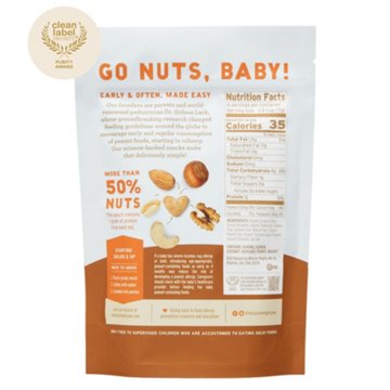 Mission Mighty Me Nutty Puffs - Mixed Nut Butter & Cinnamon