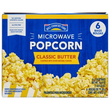 Hill Country Fare Classic Butter Microwave Popcorn Bags