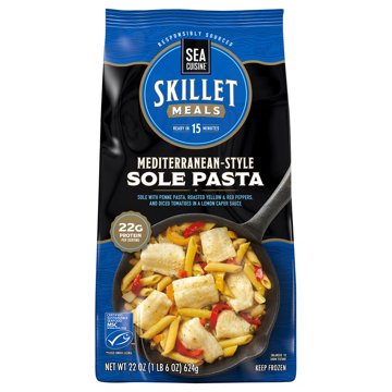 Sea Cuisine Frozen Skillet Meals - Mediterranean-Style Sole Pasta
